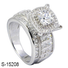Nuevo modelo de plata de ley 925 anillo de diamantes de la joyería